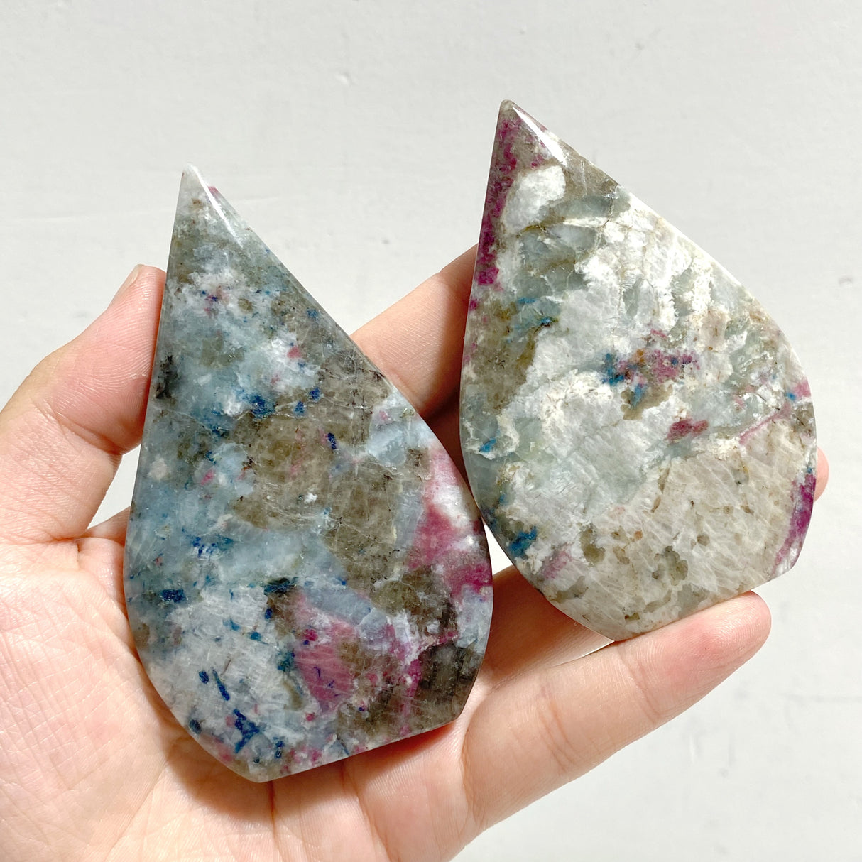 Pink & Blue Tourmaline Arrow Head Shape Wholesale (Crack)