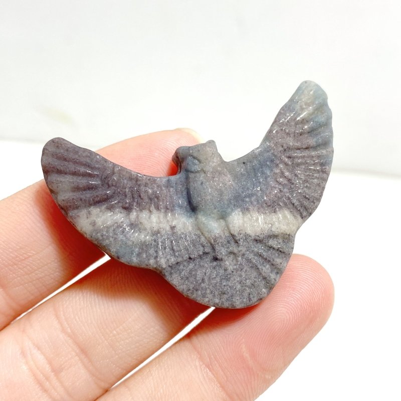 10 Pieces Trolleite Stone Owl Carving Clearance - Wholesale Crystals