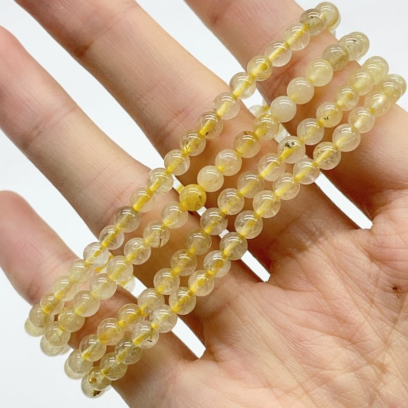10 Types Mini Beads 4mm Bracelet Wholesale Golden Rutile Fluorite Dragon Blood Stone - Wholesale Crystals