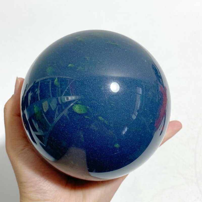 11 Pieces Large Green Smelting Stone Quartz Spheres (Sea Freight Only) -Wholesale Crystals