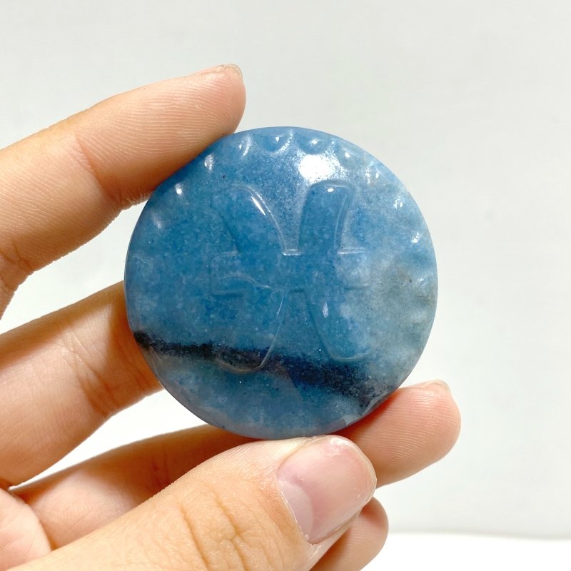 12 Pieces A Set of Trolleite Stone Twelve Constellations Carving - Wholesale Crystals