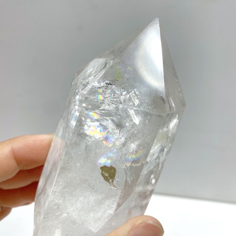 13 Pieces Clear Quartz Double Points - Wholesale Crystals