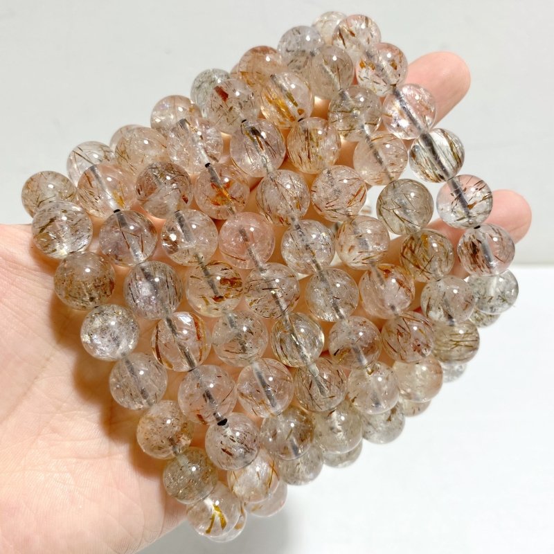 13 Pieces Rutile Quartz Bracelet Closeout - Wholesale Crystals