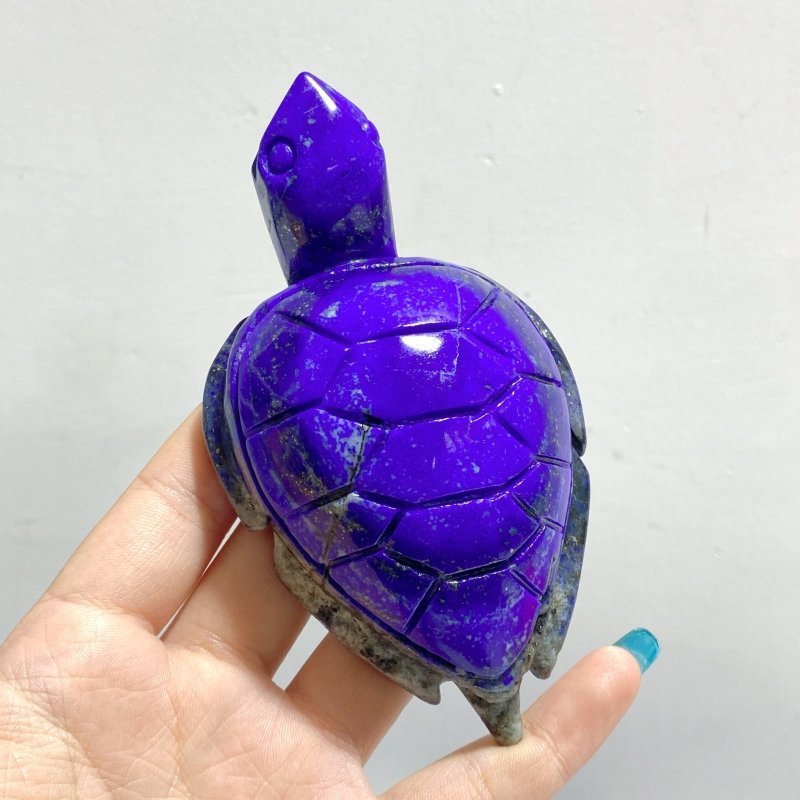 14 Pieces Lapis Lazuli Sea Turtles Carving - Wholesale Crystals
