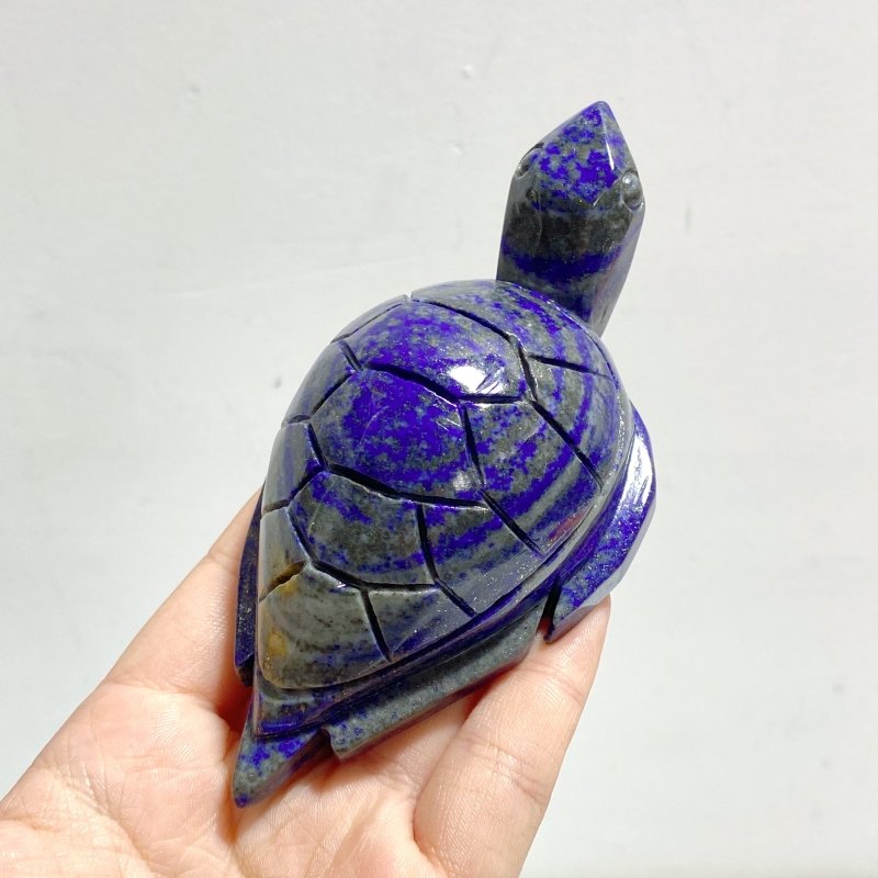 14 Pieces Lapis Lazuli Sea Turtles Carving - Wholesale Crystals