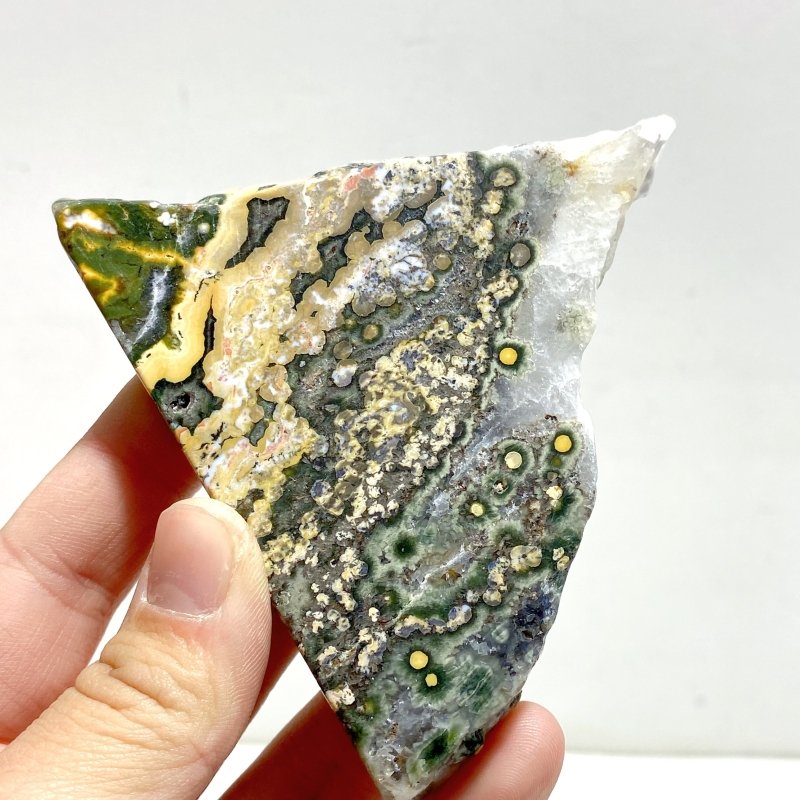 16 Pieces 8th Vein Ocean Jasper Slabs - Wholesale Crystals