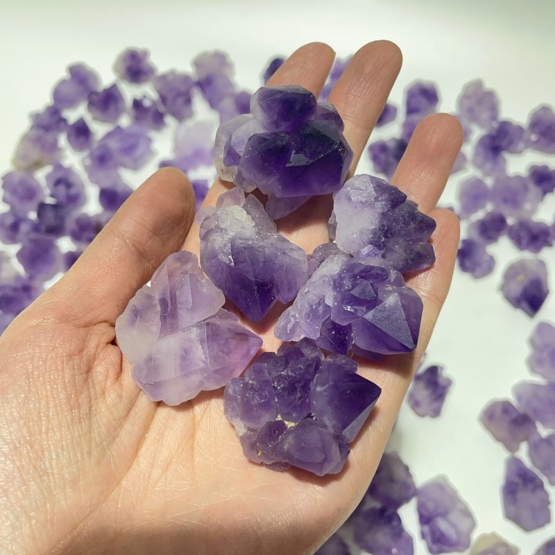 164 Pieces Beautiful Amethyst Clusters -Wholesale Crystals