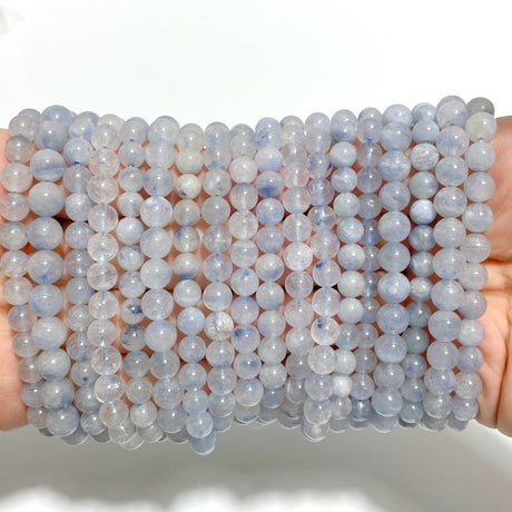 18 Pieces Dumortierite Quartz Bracelets - Wholesale Crystals