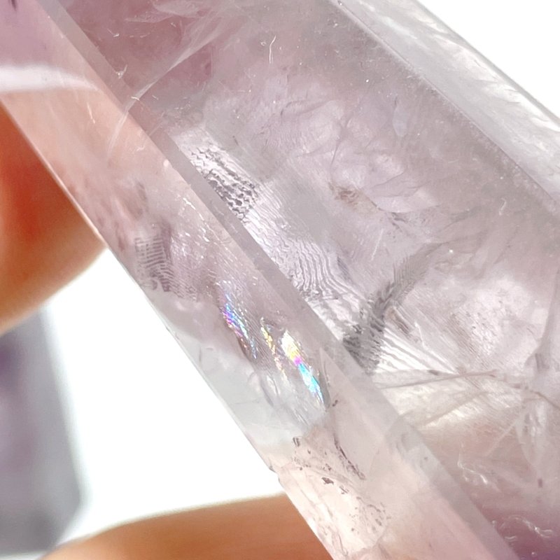 18 Pieces God's Fingerprint Amethyst Light Purple Tower Point - Wholesale Crystals