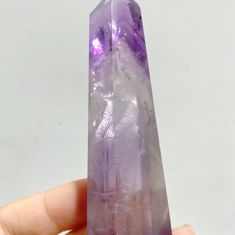 18 Pieces God's Fingerprint Amethyst Tower Point -Wholesale Crystals
