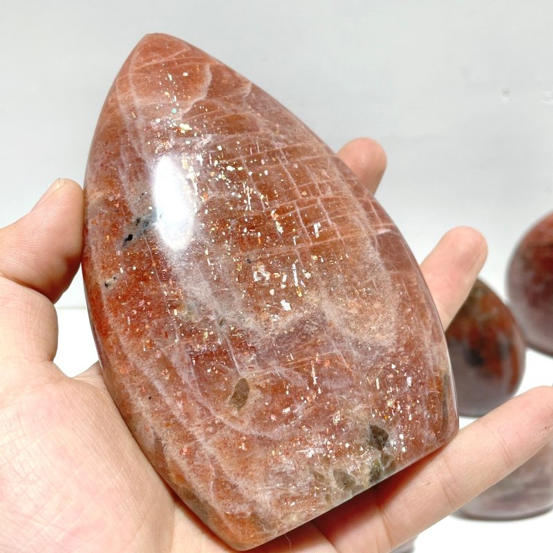 18 Pieces High Quality Sunstone Arrow Head Shape - Wholesale Crystals