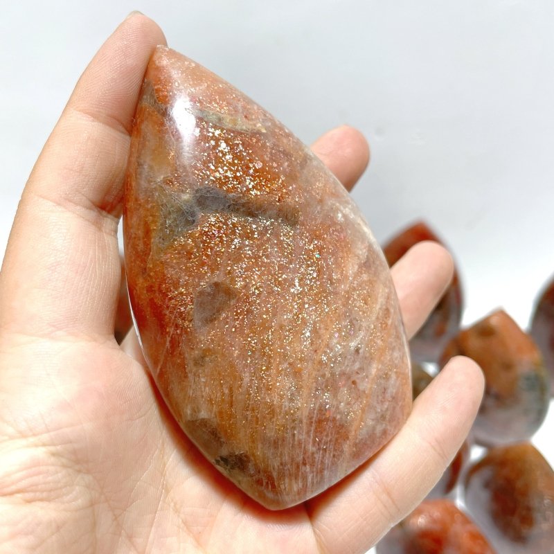 18 Pieces High Quality Sunstone Arrow Head Shape - Wholesale Crystals