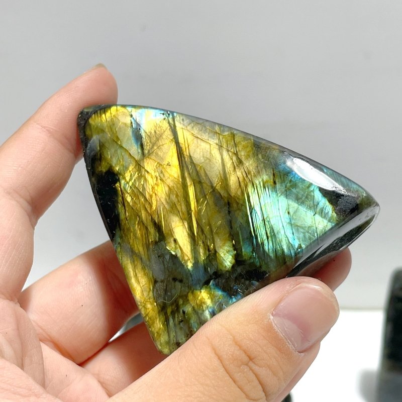 19 Pieces High Quality Polished Labradorite Free Form - Wholesale Crystals