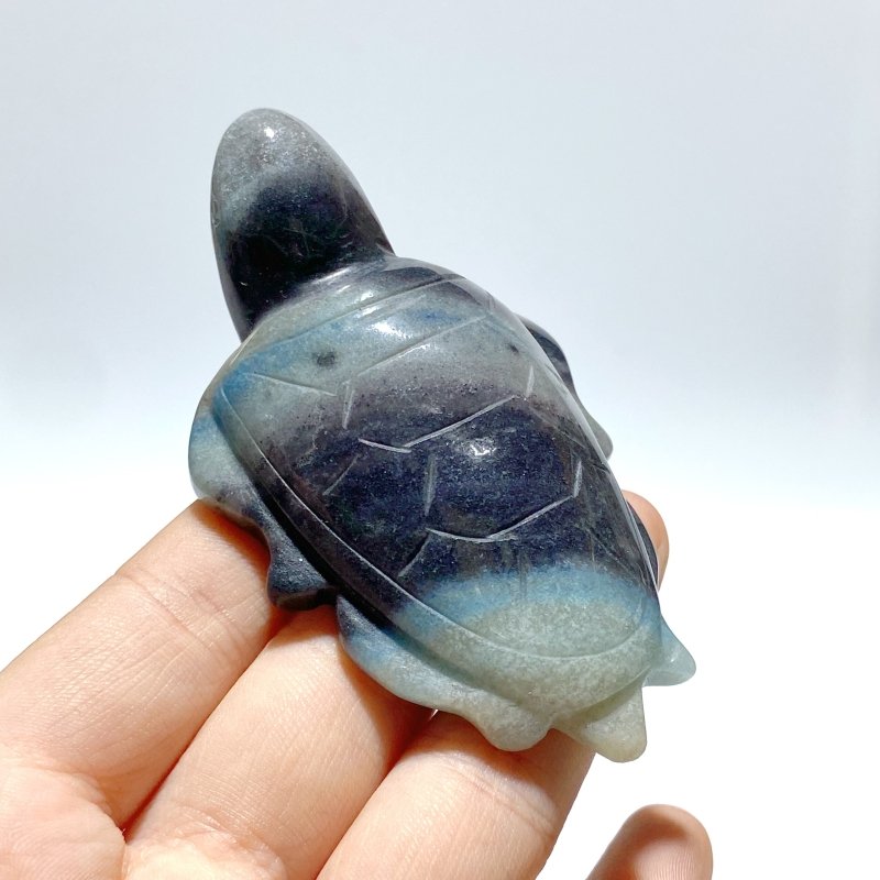 19 Pieces Trolleite Stone Sea Turtles Carving - Wholesale Crystals