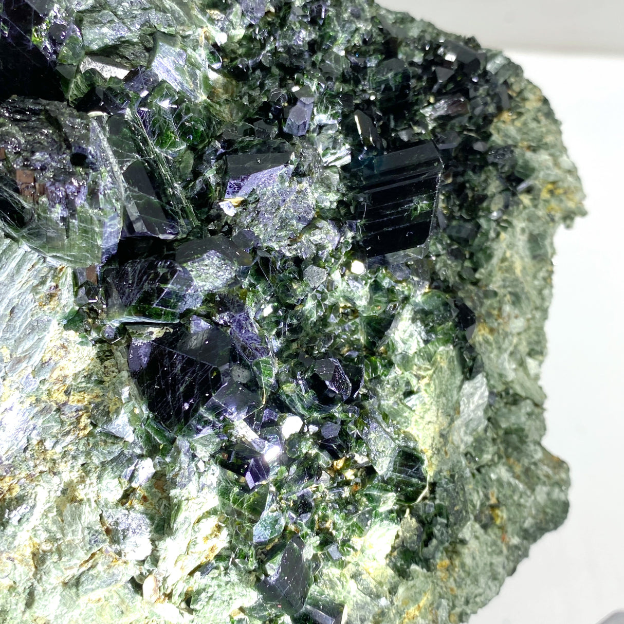 4 Pieces Raw Epidote Stone Specimen For Collection