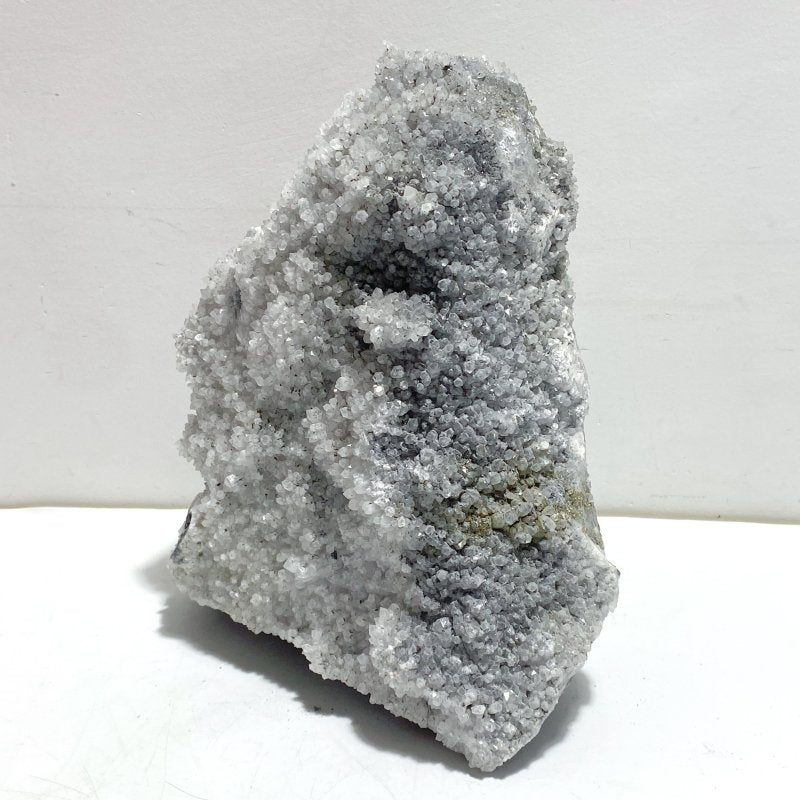 2 Pieces Black Clear Quartz Cluster Mixed Pyrite - Wholesale Crystals