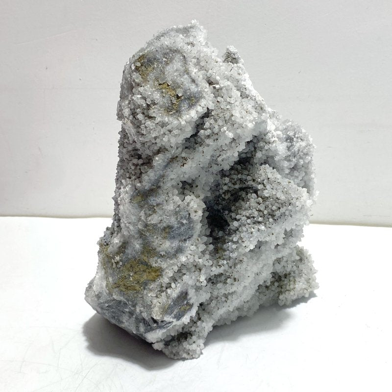 2 Pieces Black Clear Quartz Cluster Mixed Pyrite - Wholesale Crystals