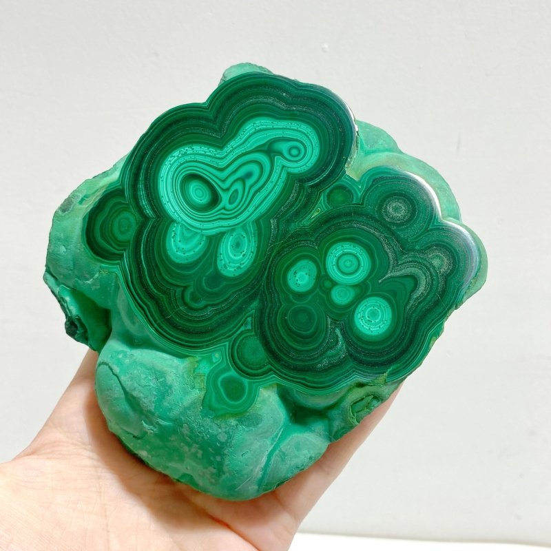 2 Pieces High Quality Malachite Slab - Wholesale Crystals