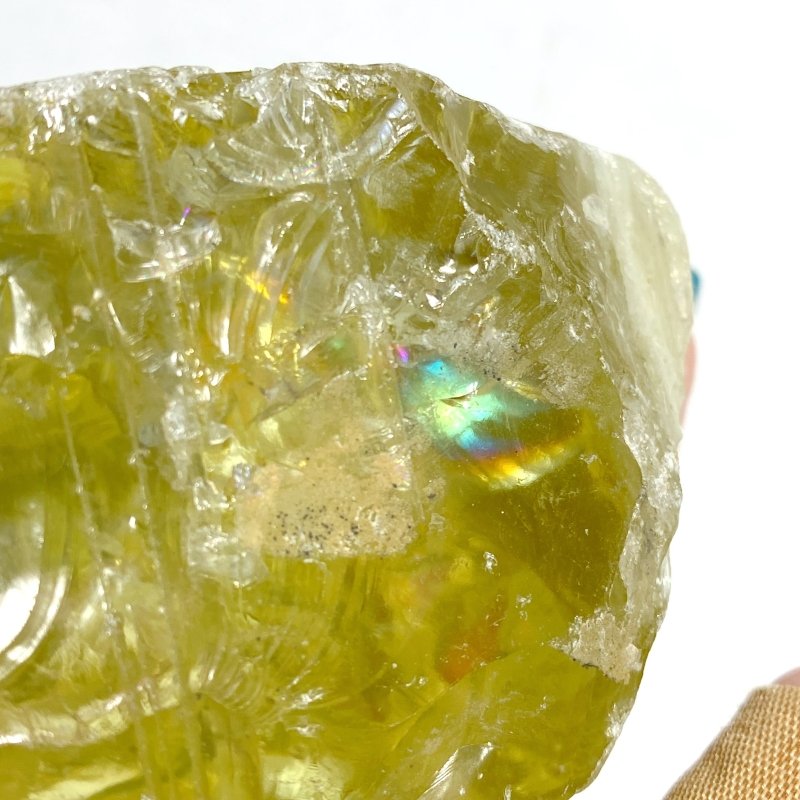 2 Pieces Large Citrine Raw Stone Specimen With Beautiful Rainbow 11 -Wholesale Crystals