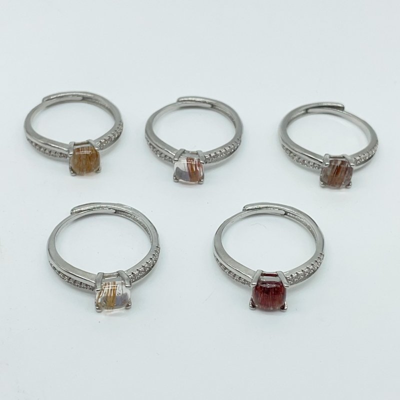 2 Style Beautiful Rutile Ring Crystal Wholesale -Wholesale Crystals