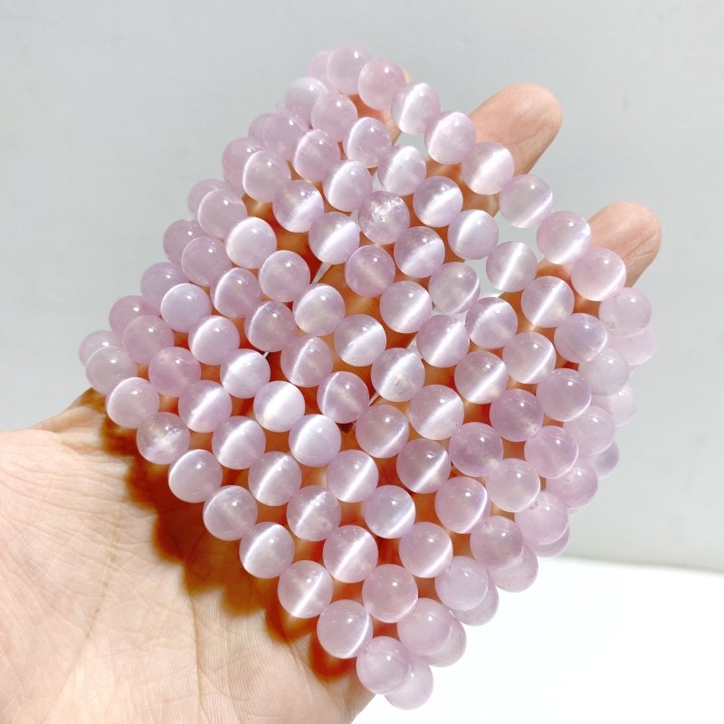 2 Types Purple Aura Selenite Bracelet Wholesale -Wholesale Crystals