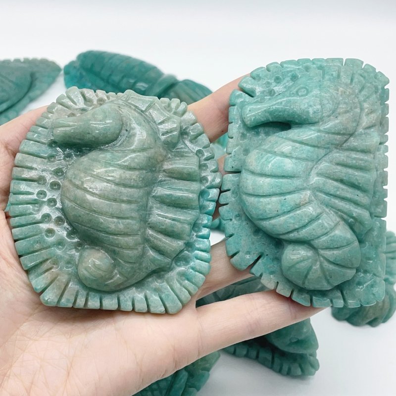 20 Pieces Beautiful Amazonite Sea Animal Carving -Wholesale Crystals