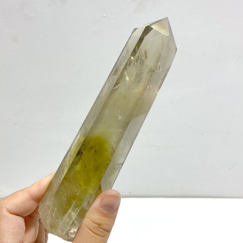 20 Pieces Citrine Tower Points Raw Bottom - Wholesale Crystals