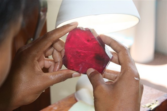 crystals ruby