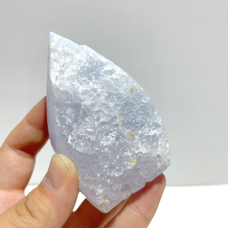 21 Pieces Blue Chalcedony Arrow Head Shape - Wholesale Crystals
