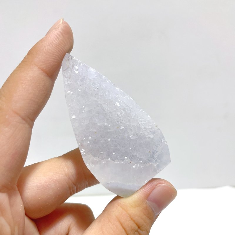 21 Pieces Blue Chalcedony Arrow Head Shape - Wholesale Crystals