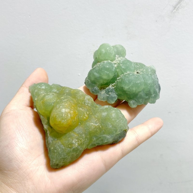 21 Pieces Prehnite Raw Stone Specimen -Wholesale Crystals