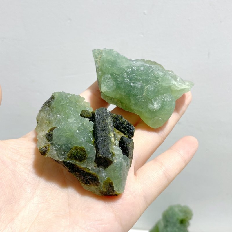 21 Pieces Prehnite Raw Stone Specimen -Wholesale Crystals