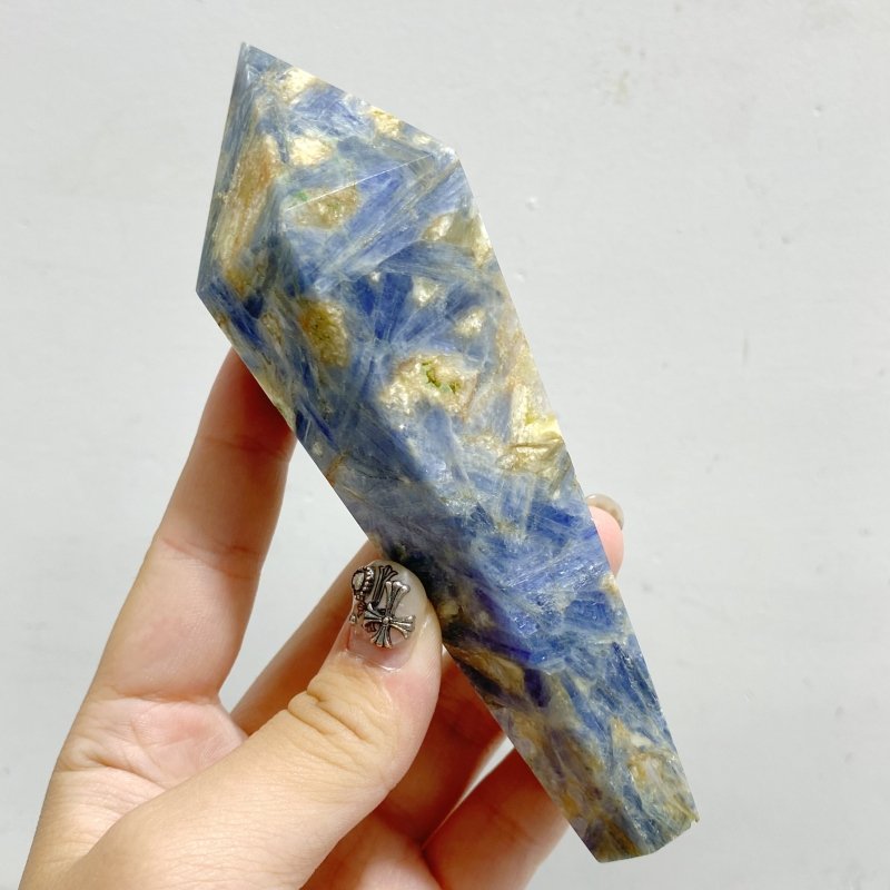 22 Pieces Blue Kyanite Mixed Quartz Magic Scepter Wand Closeout -Wholesale Crystals