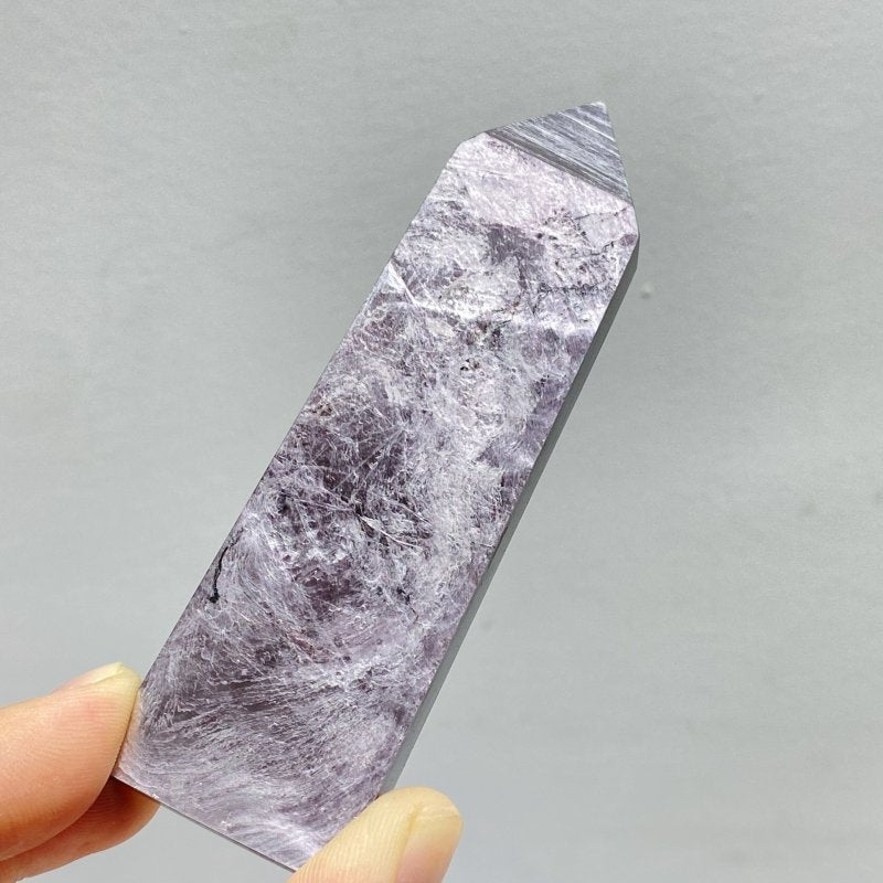 26 Pieces Purple Lepidolite Tower Points - Wholesale Crystals