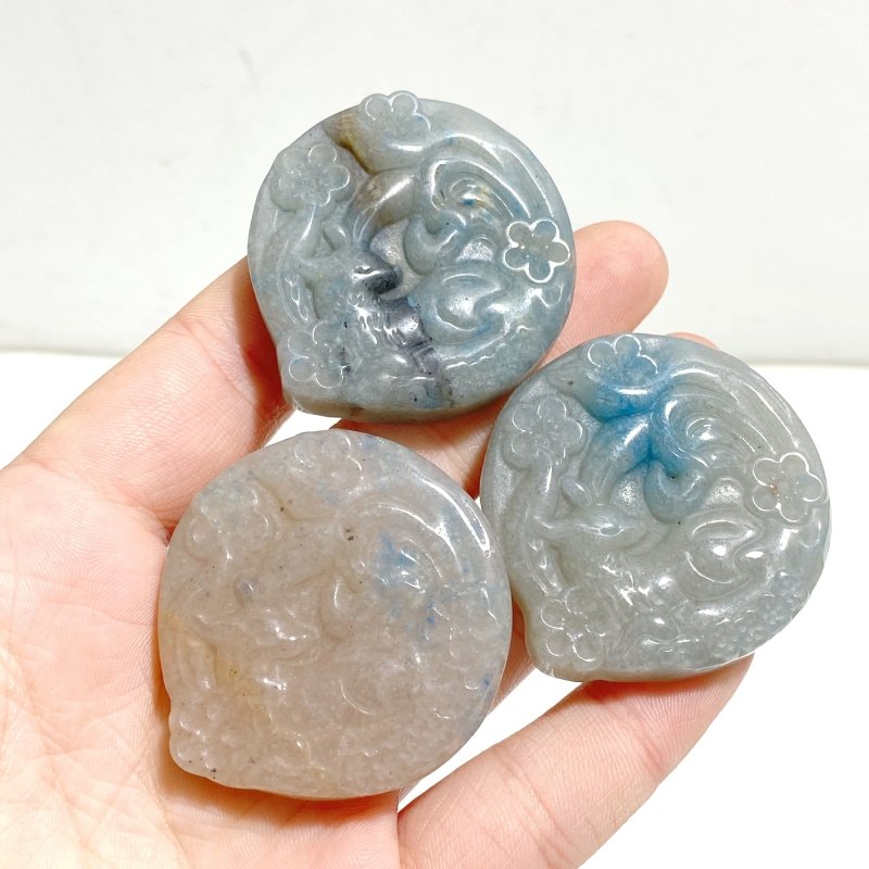 26 Pieces Trolleite Stone Deer Carving Clearance - Wholesale Crystals