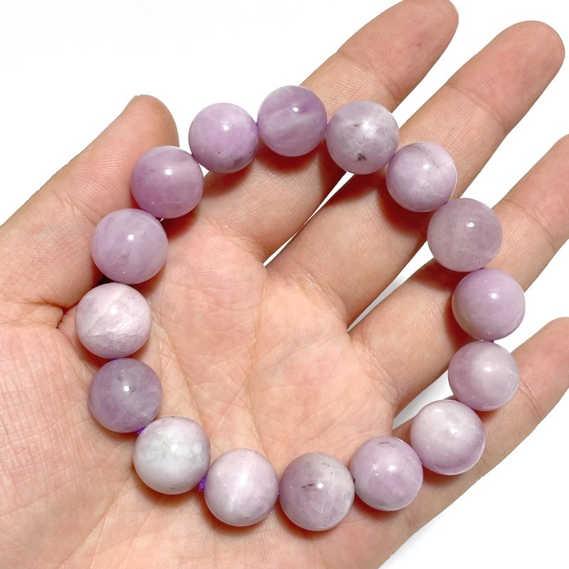 28 Pieces Purple Spodumene Kunzite Bracelets - Wholesale Crystals