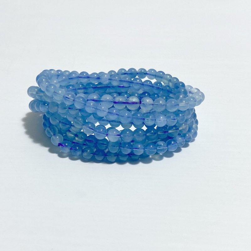 3 Pieces Aquamarine 3-Loop Bracelet For DIY -Wholesale Crystals