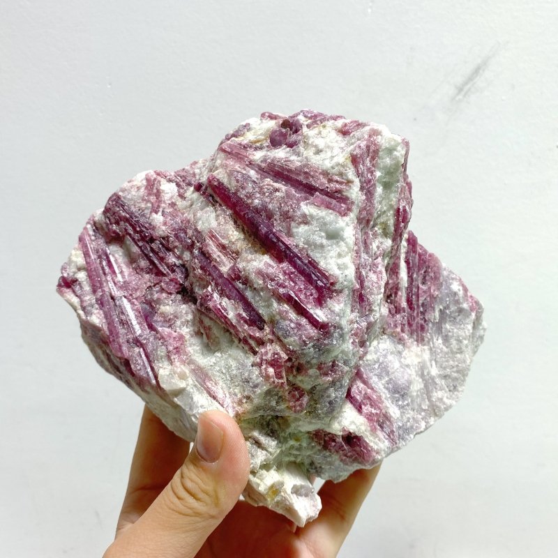 3 Pieces Large Raw Red Tourmaline Specimen - Wholesale Crystals