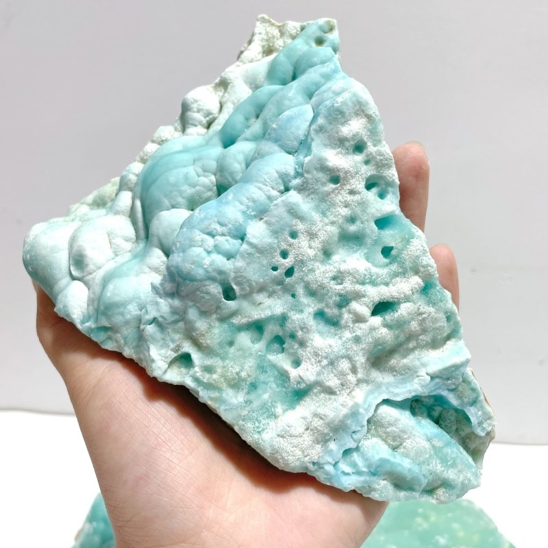 3 Pieces Natural Hemimorphite Raw Stone Specimen - Wholesale Crystals