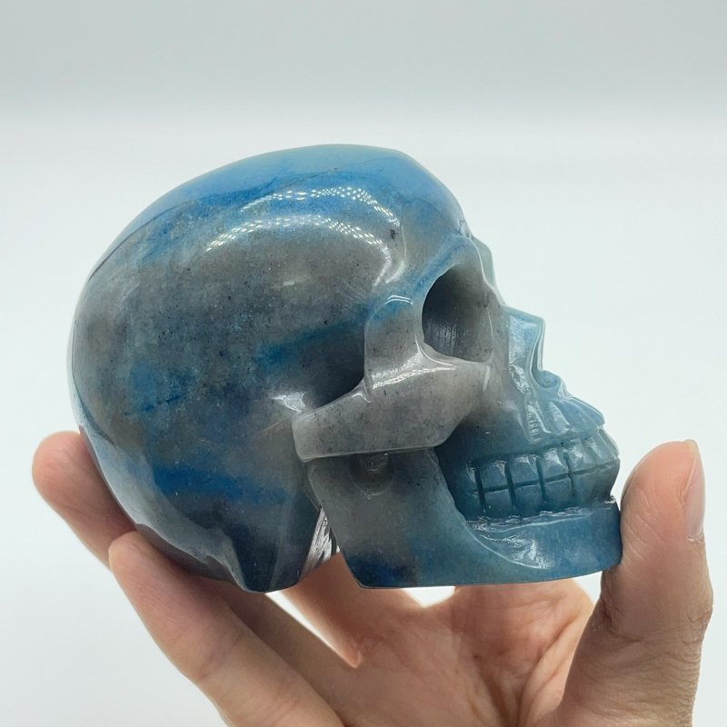 3 Pieces Trolleite Stone Skull Carving -Wholesale Crystals