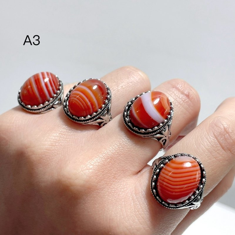 3 Style Vintage Carnelian Ring Wholesale - Wholesale Crystals