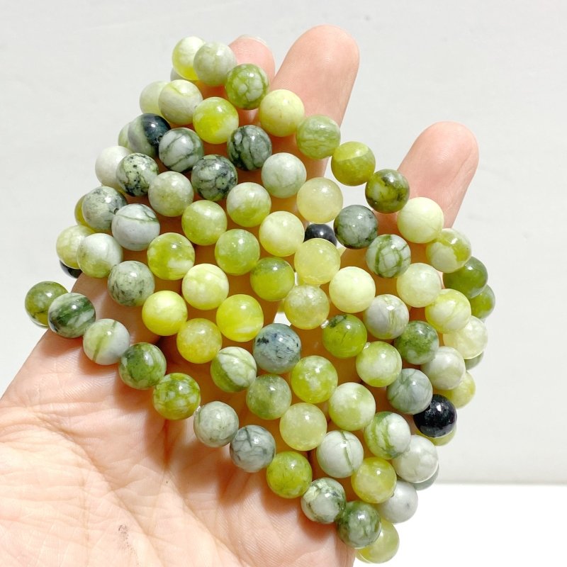 3 Types Jade Bracelets Wholesale Hetian Jade Lemon Jade - Wholesale Crystals