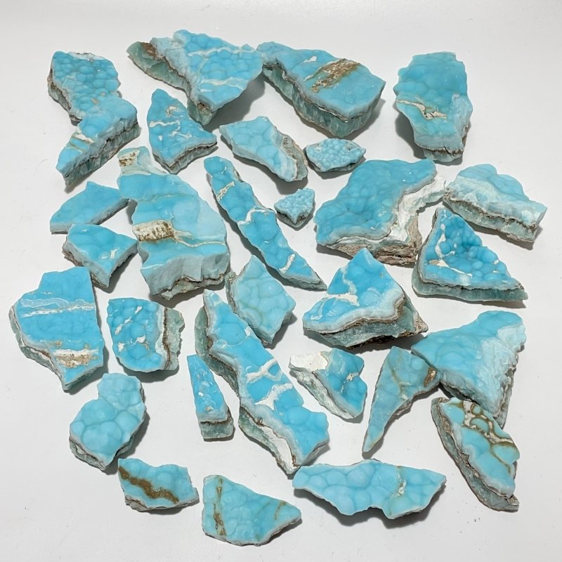 30 Pieces Beautiful Hemimorphite Raw Stone Specimen -Wholesale Crystals