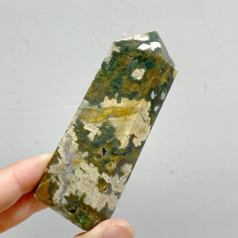 33 Pieces Ocean Jasper Four-sided Point 5 -Wholesale Crystals