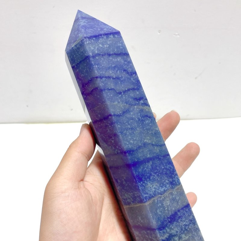 4 Pieces Large Blue Aventurine Tower - Wholesale Crystals