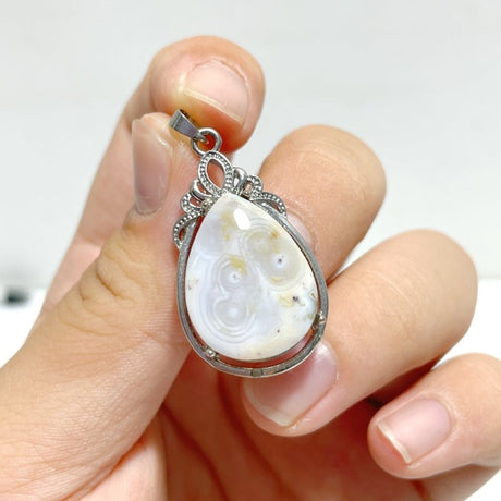 40 Pieces Vein Ocean Japser Pendant - Wholesale Crystals