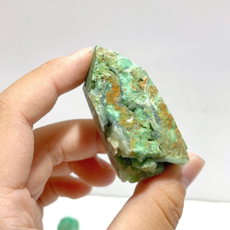43 Pieces Indonesia Turquoise Druzy Geode Tower Points - Wholesale Crystals