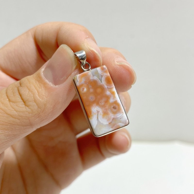 45 Pieces Beautiful 8th Vein Ocean Japser Pendant -Wholesale Crystals