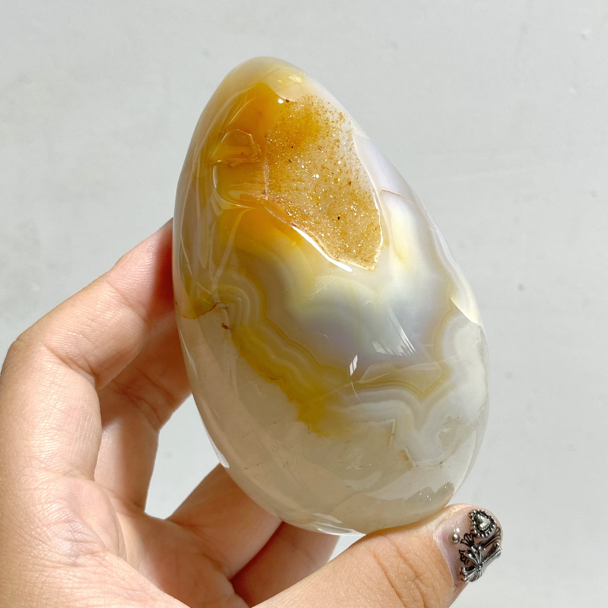 11 Pieces Geode Druzy Agate Eggs