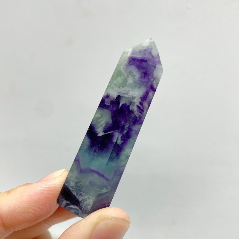 5 - 9CM Feather Fluorite Tower Wholesale - Wholesale Crystals